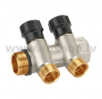Kolektors ūdensapg.2-ceļu 1"x1/2" BUGATTI