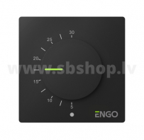 Termostats ENGO ESIMPLE 230V ZigBee smart, melns