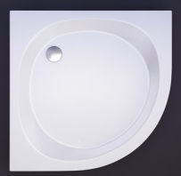 Akmens masas paliktnis RS-90*90 pusaplis ar paneli BEZ sifona