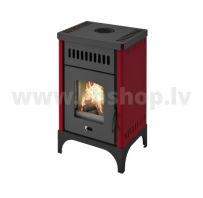 Malkas kamīns Eva Calor MARTA NEW 9,5 kW sarkans