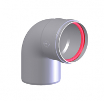 Turbo k. līkums d60/100 45°