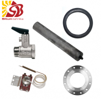 Dražice boileru flancis 450 mm horizontāls