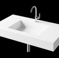 Izlietne MODO OPUS, Silkstone, balta, 120x45cm BEZ stiprinājumiem