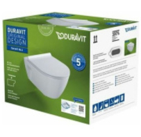 WC Duravit No.1 Rimless piekaramais ar soft close vāku, balts