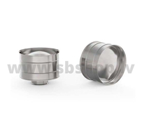 UMK Skursteņa nobeigums ar deflektoru, viensienu, D150, AISI439/0.5mm
