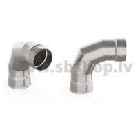 UMK Skursteņa līkums 90*., D180, AISI439/0.5mm