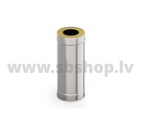 UMK Skursteņa caurule 1.0m, dubultsienu, D180x260, AISI439/439, 1.0/0.5mm