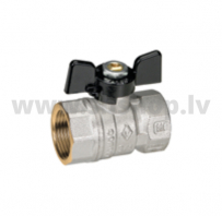Ventīlis BUGATTI ar sietiņfiltru i-i 1/2" tauriņa rokturi