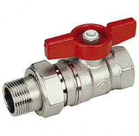 Lodveida ventiļi ar izjaucamo savienojumu GIACOMINI 3/4''