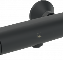 ORAS NOVA dušas termostats, melns matēts