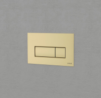 WC VITRA LOOP Square taustiņš, Brushed Gold