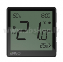 Termostats ENGO EONE-230V ZigBee smart, melns