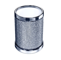 SWAROVSKI Turētājs zobu birstēm ROUND 4 hrom