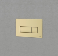 WC VITRA LOOP Square taustiņš, Brushed Gold