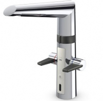 Virtuves jaucējkrāns OPTIMA Hybrid 3V ar sensoru, hroms