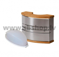 Harvia Saunas lampa ar nerūsējoša tērauda aizsargu