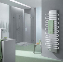 KERMI Dvieļu žāvētāji Jive 1500*600, melns/balts versija-R