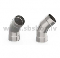 UMK Skursteņa līkums 45*., D150, AISI439/0.5mm
