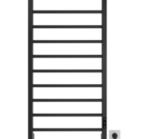 MARIO Dvieļu žāvētājs LEED elektrisks 1170x530mm melns matēts