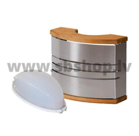 Harvia Saunas lampa ar nerūsējoša tērauda aizsargu