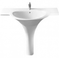 HATRIA SCULTURE izlietne 110x58cm ar pjedestālu