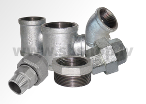 Galvanised cast iron fittings