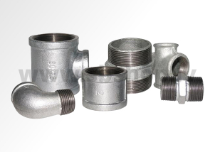 Steel pipes and cast iron fittings