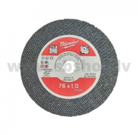 IN Abrazīvs griezējdisks 76mm, Milwaukee