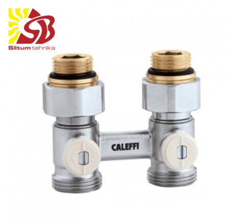 Apakšas pieslēgumi  CALEFFI VK stūra 1/2'' M