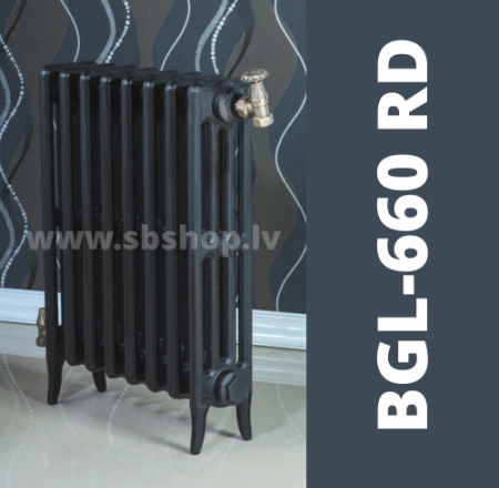Čuguna radiators BEIGELAI BGL-660-RD (14 sekc.)