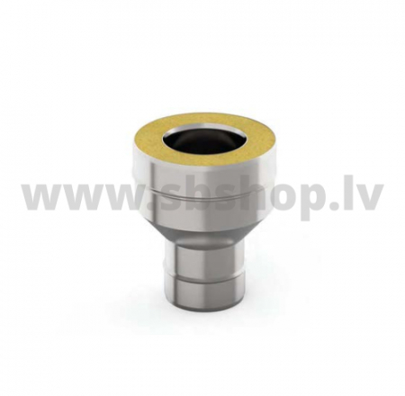 UMK Skursteņa sākums, dubultsienu, A/M-F, D160x220, AISI439/439, 1.0/0.5mm