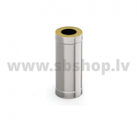 UMK Skursteņa caurule 0.25m, dubultsienu, D200x280, AISI439/439, 1.0/0.5mm