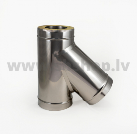 PRO Skursteņa Izolēts trejgabals D120/220 45gr. ar noslēgkorķi