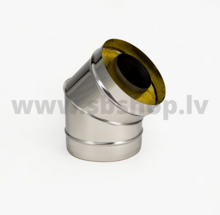 PRO Skursteņa Izolēts līkums D160/260 45°