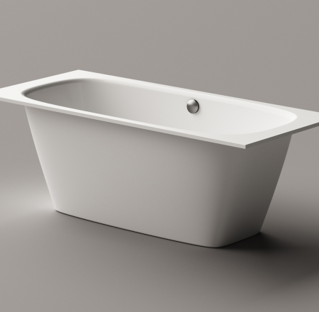 Vanna SMART 170x75x60cm ar baltu noplūdi