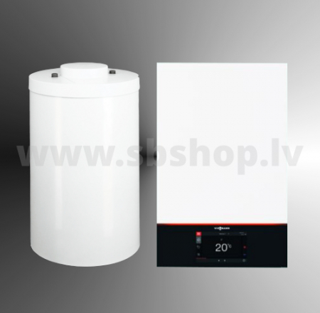 VIESSMANN Vitodens 100-W 25kW KOMPLEKTS ar Vitocell CUGB-A 120L boileri 2021