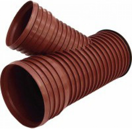 Dubultsienu kanalizācijas trejgabali Dn250/200 45gr