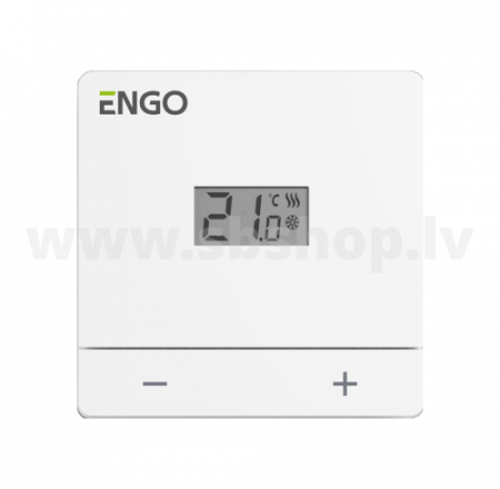 Termostats ENGO EASY-230B vadu, balts