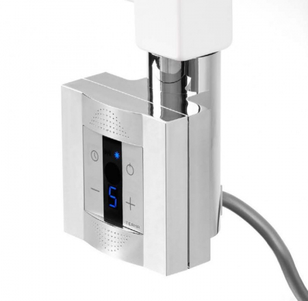 TERMA dvieļu žāvētāja regulators KTX-4 bez sildelementa, sudraba ar vadu