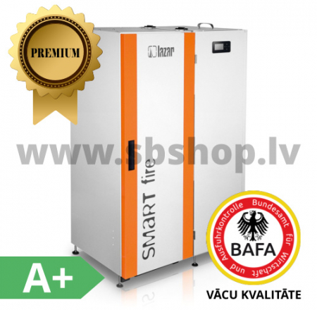 HKS LAZAR Granulu apkures katli SmartFire Compact 15/50 ar bunkuru