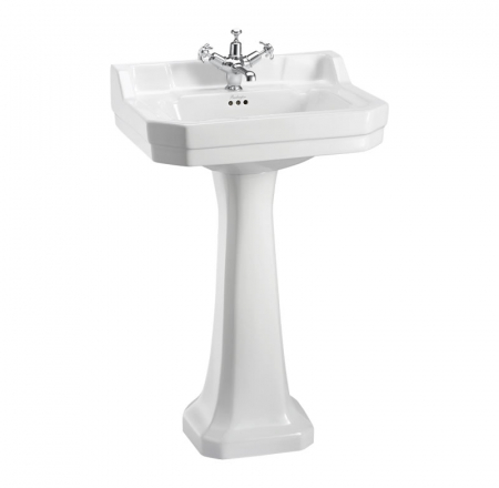 Pjedestāls BURLINGTON izlietnei 82.5 cm, balts