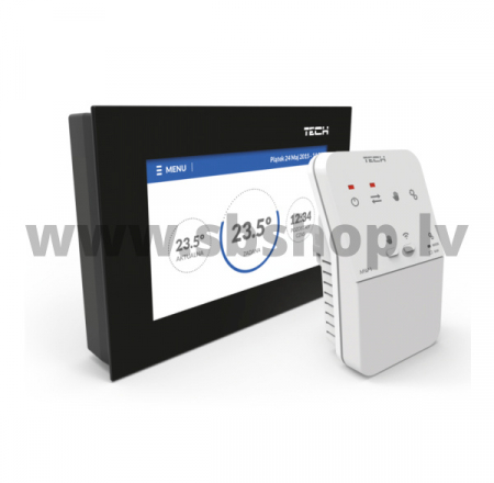TECH Istabas termostats EU-283C, krāsains