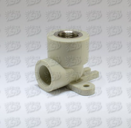 P Sienas līkums dubults d20*1/2 plastmasas