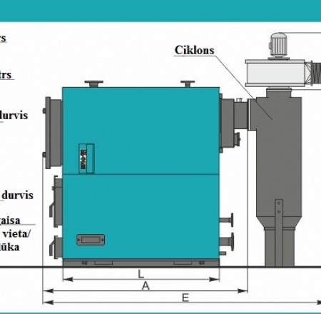 Malkas apkures katli CENTROMETAL EKO-CKS 500