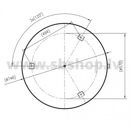 Izplešanās trauks REFLEX N 500L, 6bar