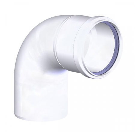 Kondensācijas katlu skursteņu līkumi D60/100 45gr CG