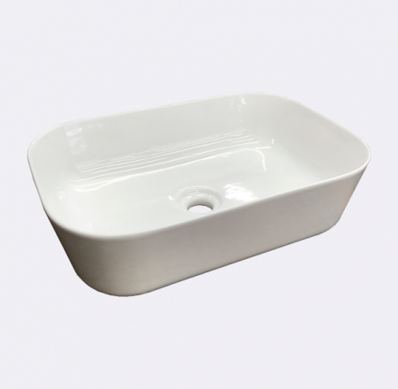 Izlietne HATRIA HAPPY HOUR 18:00S, 55x38x15cm, balta liekama uz virsmas