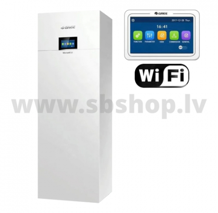 Siltumsūkņa GREE Iekšējais bloks VERSATI IV DUAL ar 185L tvertni 12,2kW