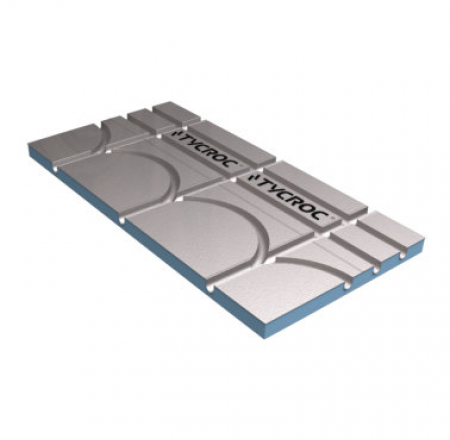TYCROC UHP16B XPS plāksne siltajām grīdām 300x600x25mm (Dn16mm caurulei)