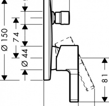 HANSGROH Maisītājs METRIS S
